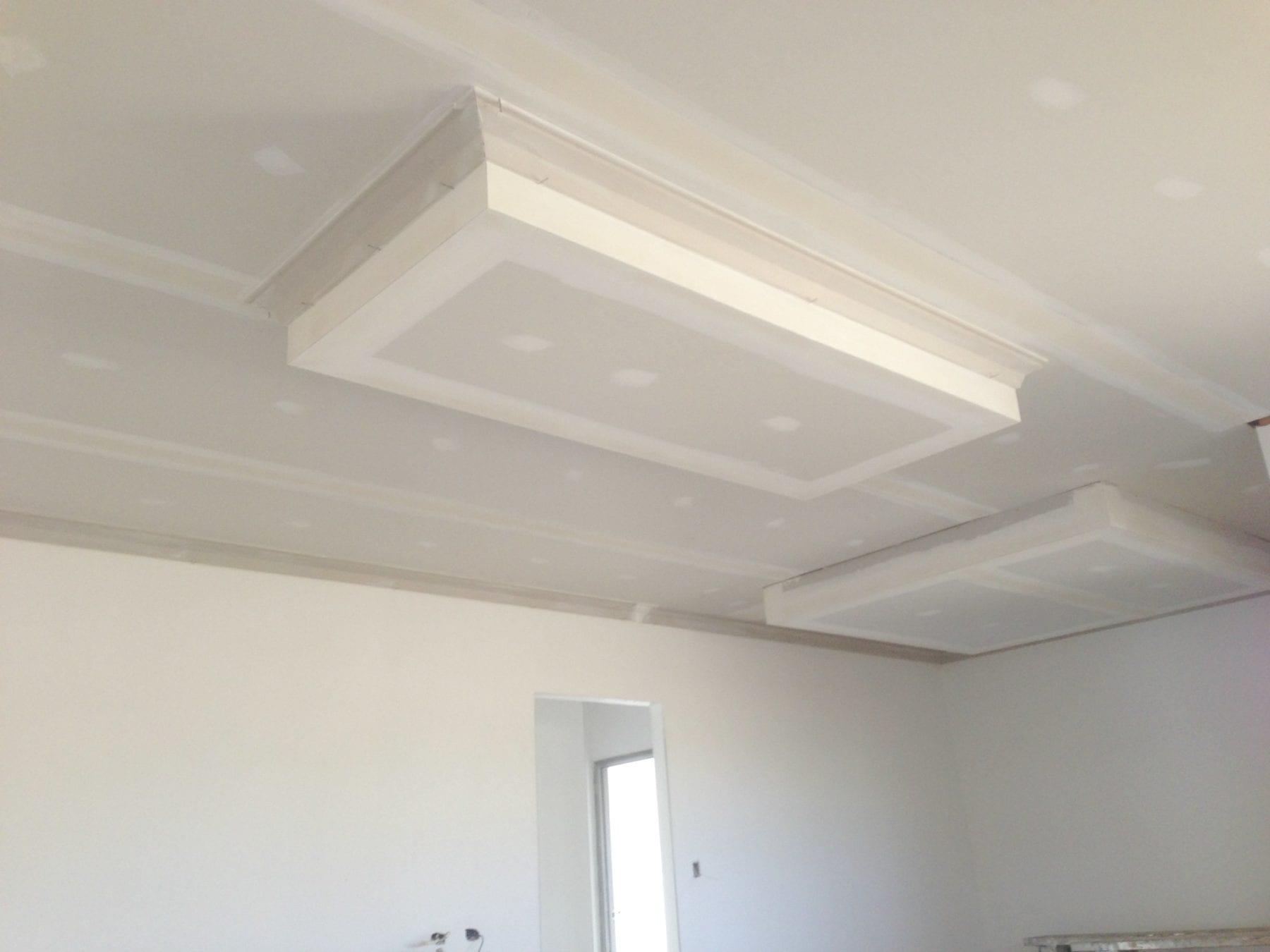 Bulkhead lined with Gyprock Perth